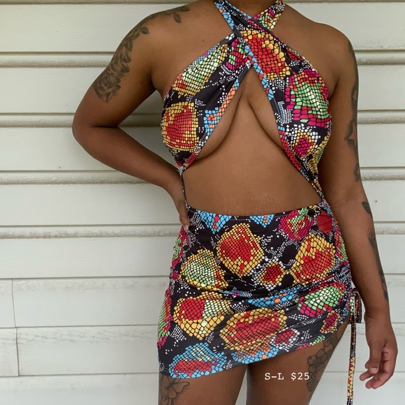 Multi Color 2 Pc Set - Picture 1 of 2